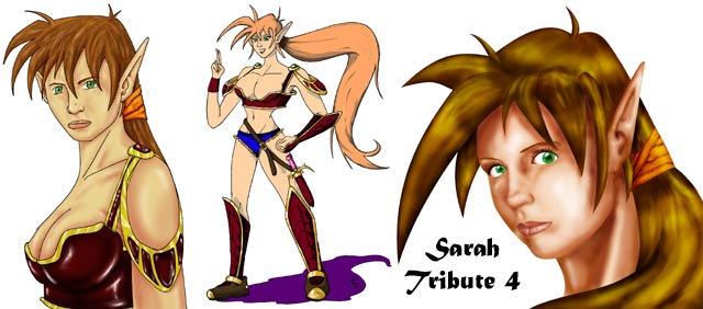 Sarah Tribute: 3 dessins